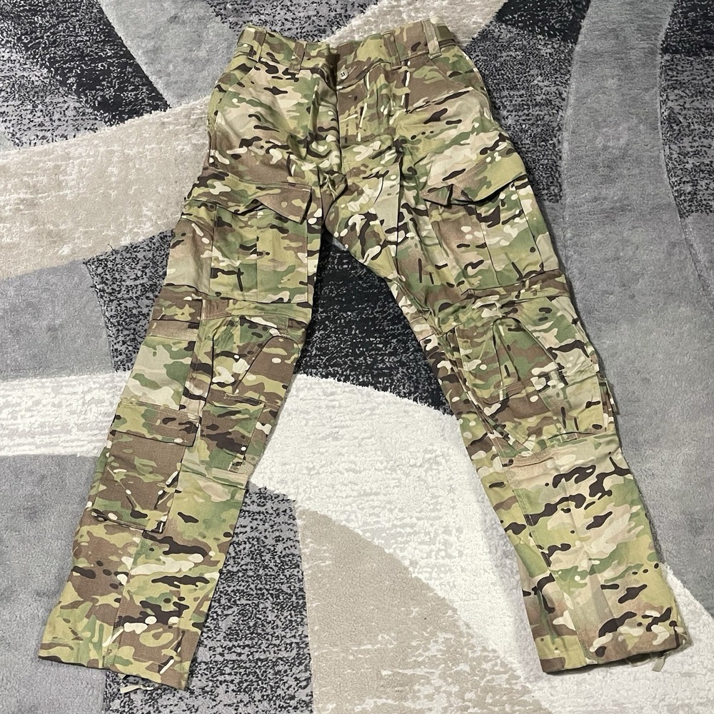 US Army Advanced Combat Pants Flame Resist Medium Long Knee Pad Slots OCP Camo
